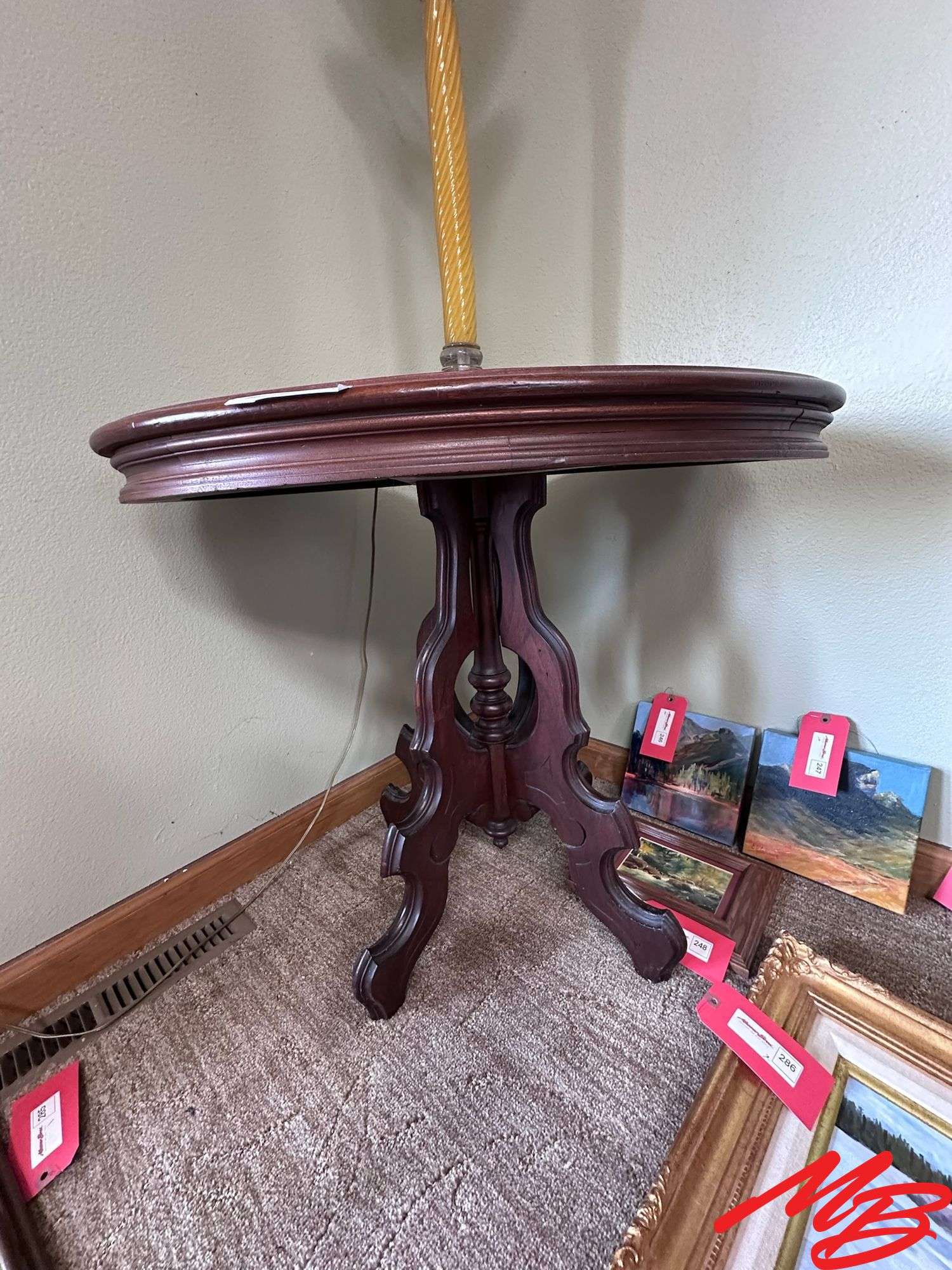 Oval Side Table
