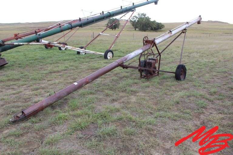 Auger 31'x 6", Gas Motor