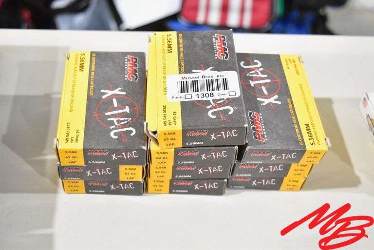 PMC 5.56mm Ammo, 62gr LAP (Aprox 200rds)