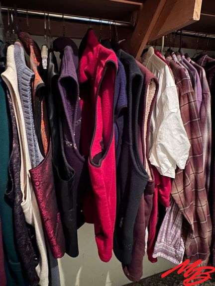 Huge Huge Lot of Clothing, Coats, Garmet Bags Mostly Size XXL