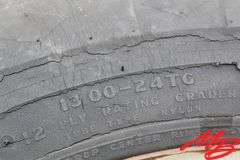 (2) Tires & Rims 13.00-24 TG (pr) Fits Grader
