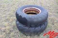 (2) Tires & Rims 13.00-24 TG (pr) Fits Grader