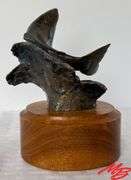 "Lady Amherst" by D. Hodges. 4/10, Bronze, 4 1/4" L x 4 1/2" W x 6" H