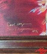 Artist Proof by Carol Hagan. 3/4, Artwork 27-3/4"W x 17-3/4"H