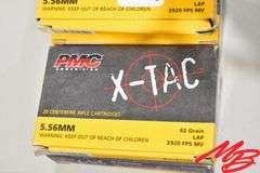 PMC 5.56mm Ammo, 62gr LAP (Aprox 200rds)