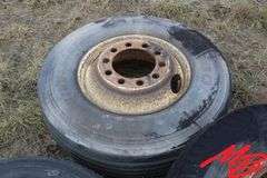 (3) Truck Tires & Rims 295/75 R22.5