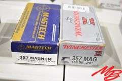 Asst 357 Mag Ammo, 158gr SJSP & JHP (Aprox 100rds)