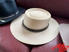 Mens Stratton Self Forming 5X Beaver Hat 7 3/8, Mens Stetson 4X Beaver Hat 7 1/2, Mens Beaver Hat 7 
