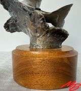"Lady Amherst" by D. Hodges. 4/10, Bronze, 4 1/4" L x 4 1/2" W x 6" H