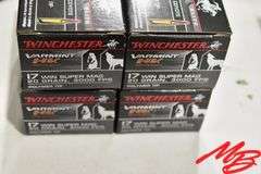 Winchester 17 Win Super Mag Ammo, 20gr (200rds)