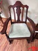 Wood Rocking Chair & Wood Dining Chair