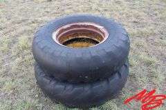 (2) Tires & Rims 13.00-24 TG (pr) Fits Grader