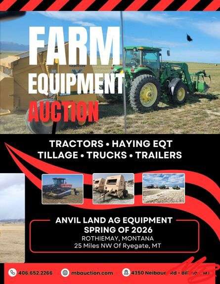 Anvil Land Ag Equipment • Spring of 2026