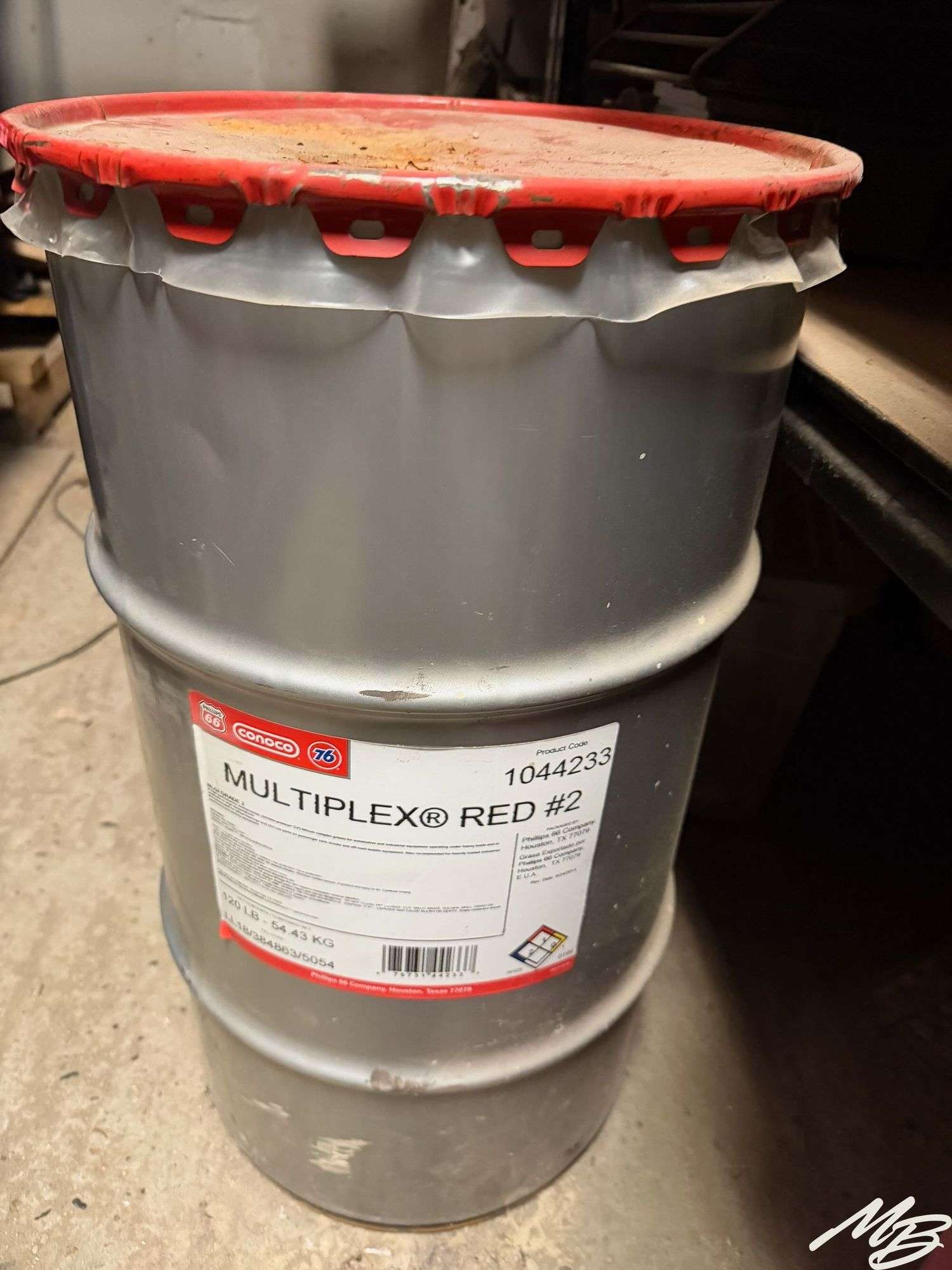 Conoco Multiplex Red #2 Grease