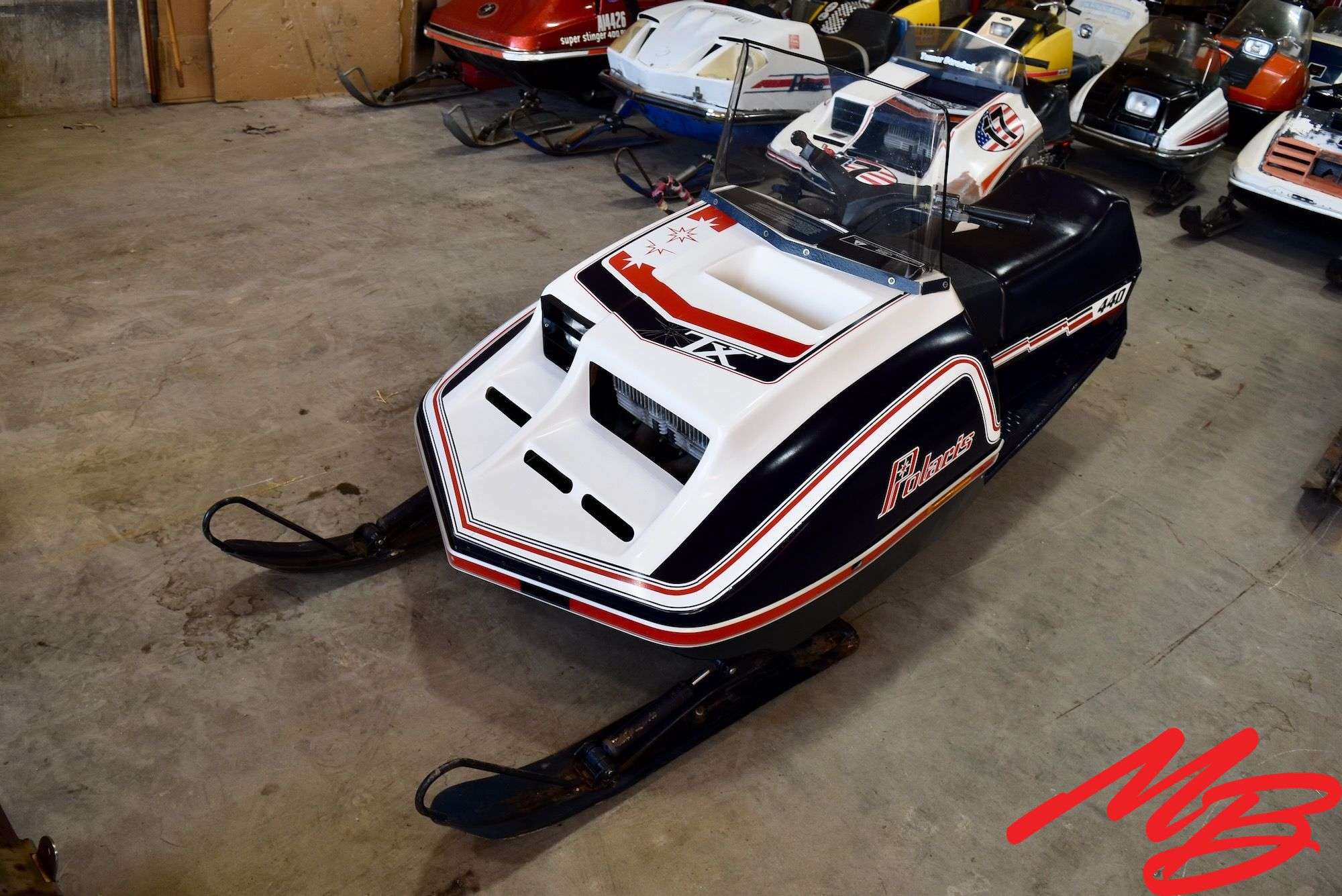 1978 Polaris TX440 Snowmobile - Musser Bros Inc