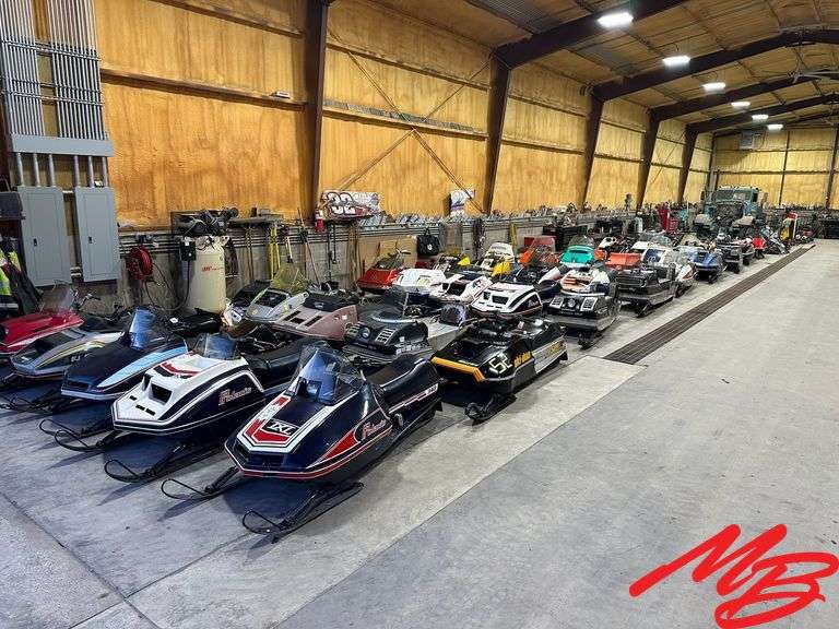 Collection Of Vintage Snowmobiles - image 3