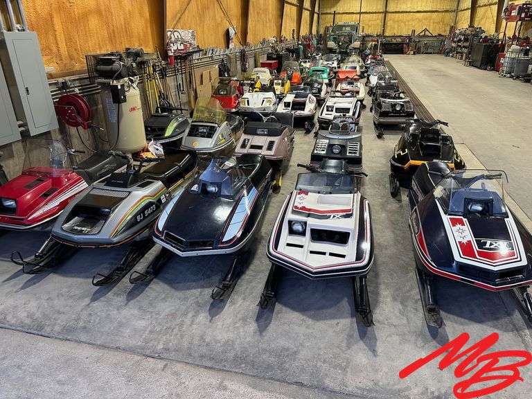 Collection Of Vintage Snowmobiles - image 2