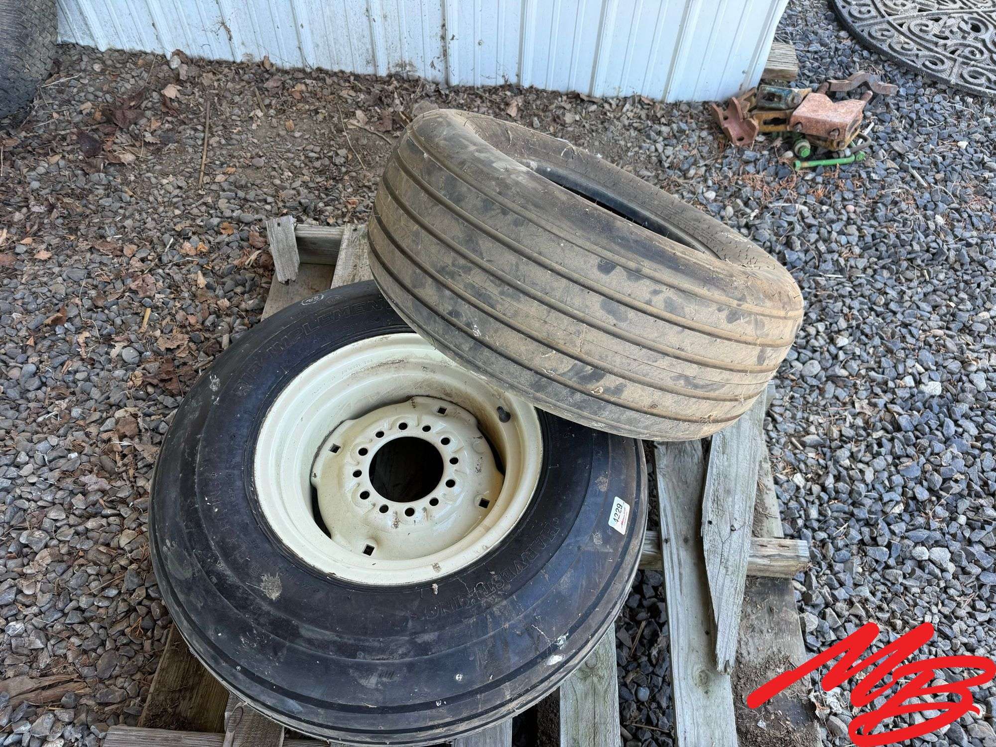 (2) New 11L-15 Implement Tires