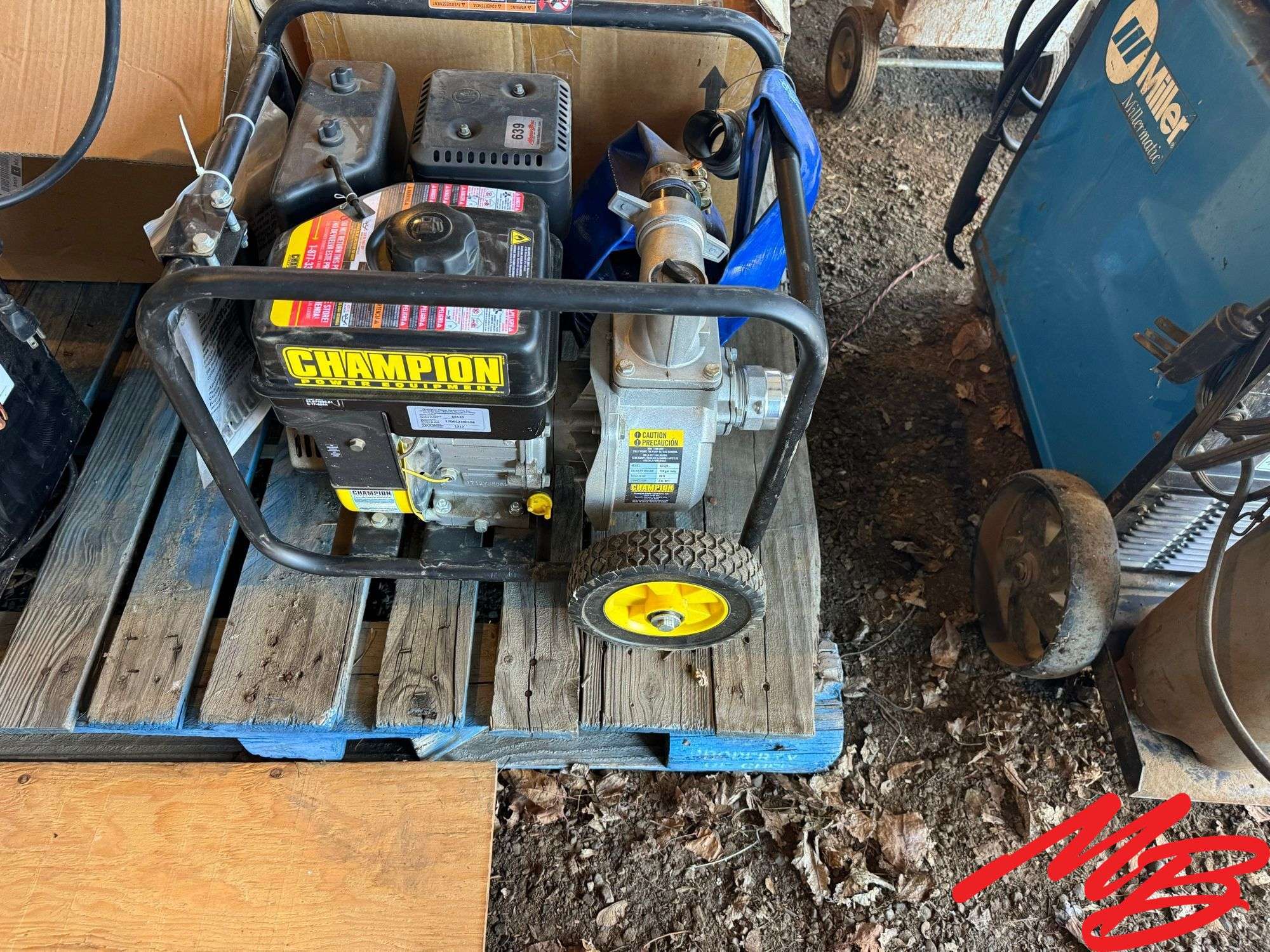 Champion Power Equipment Model 66520 Gas Trash Pump