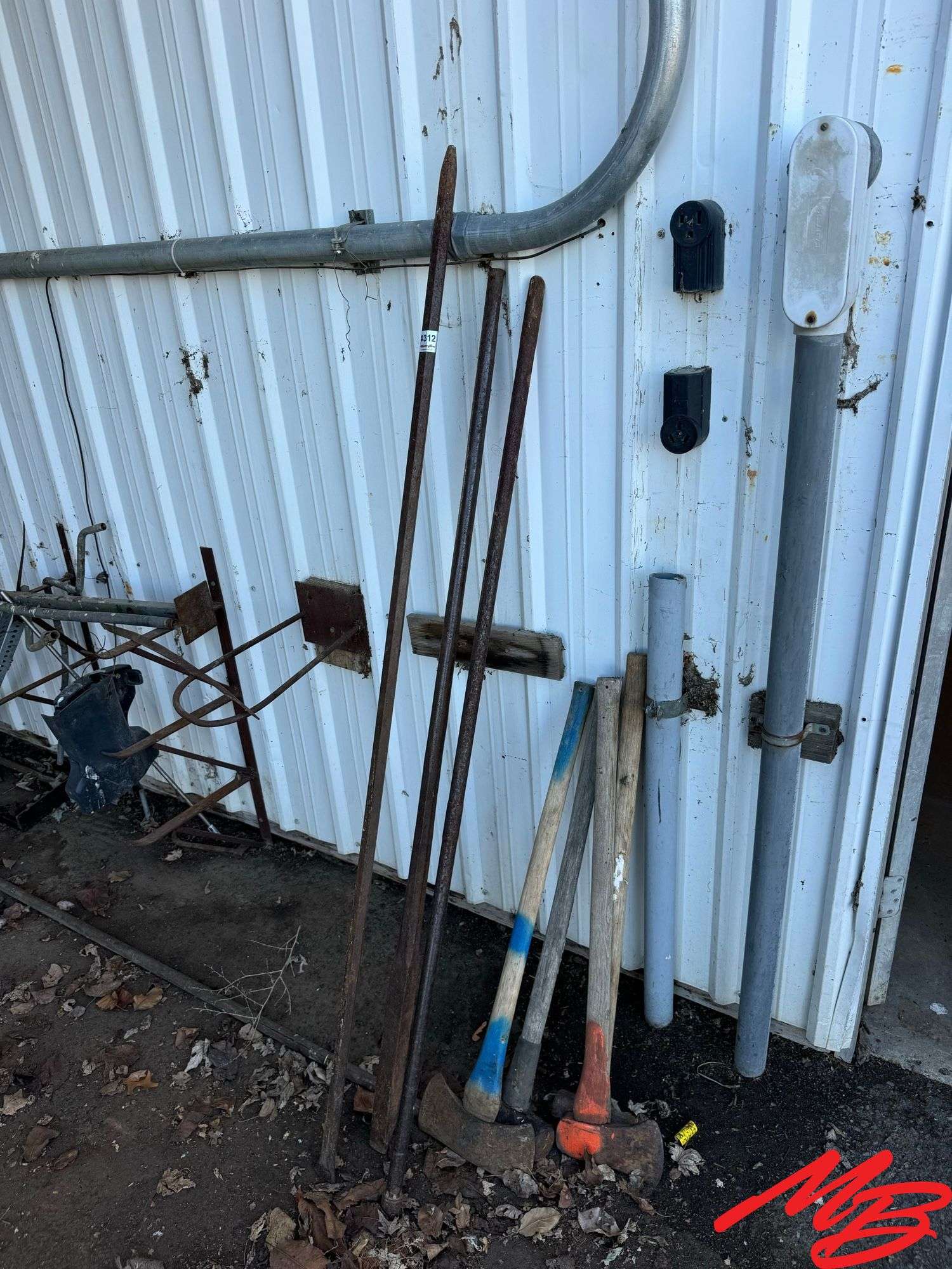 Heavy Steel Pry Bars & Axes