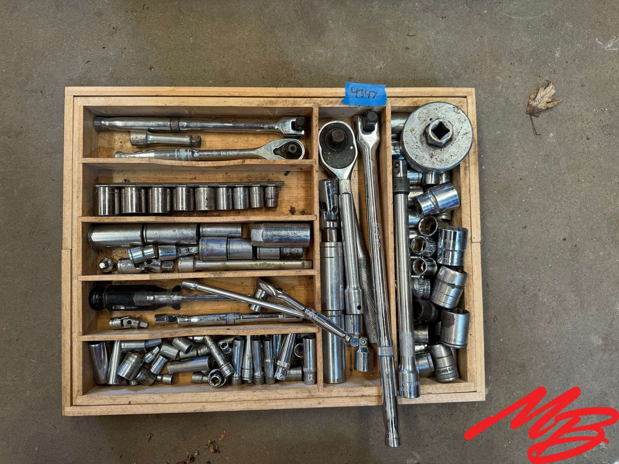 Assortment of Sockets & Socket Wrenches