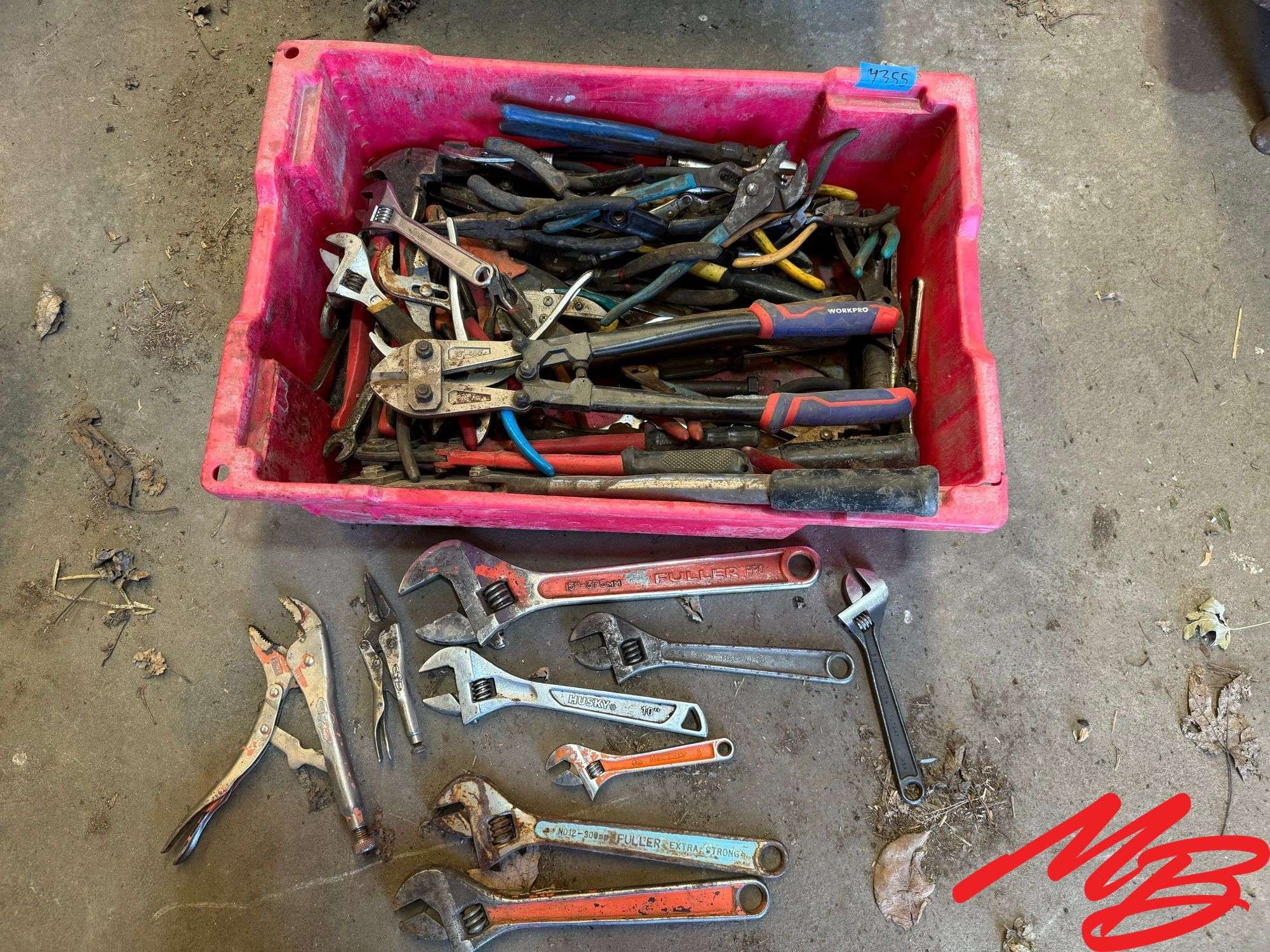 Assortment of Pliers & Crescent Wrenches