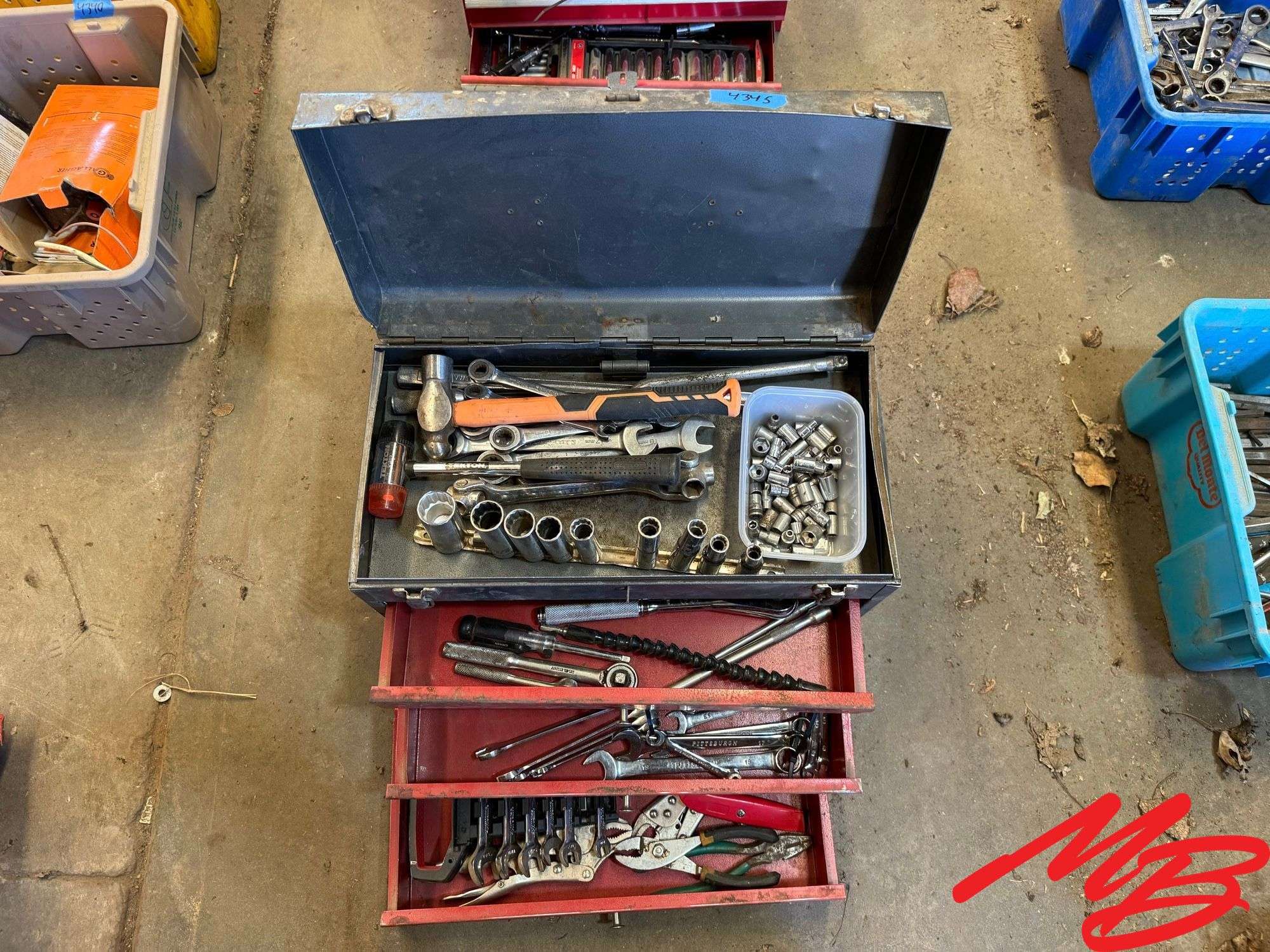 Tool Box with Tools
