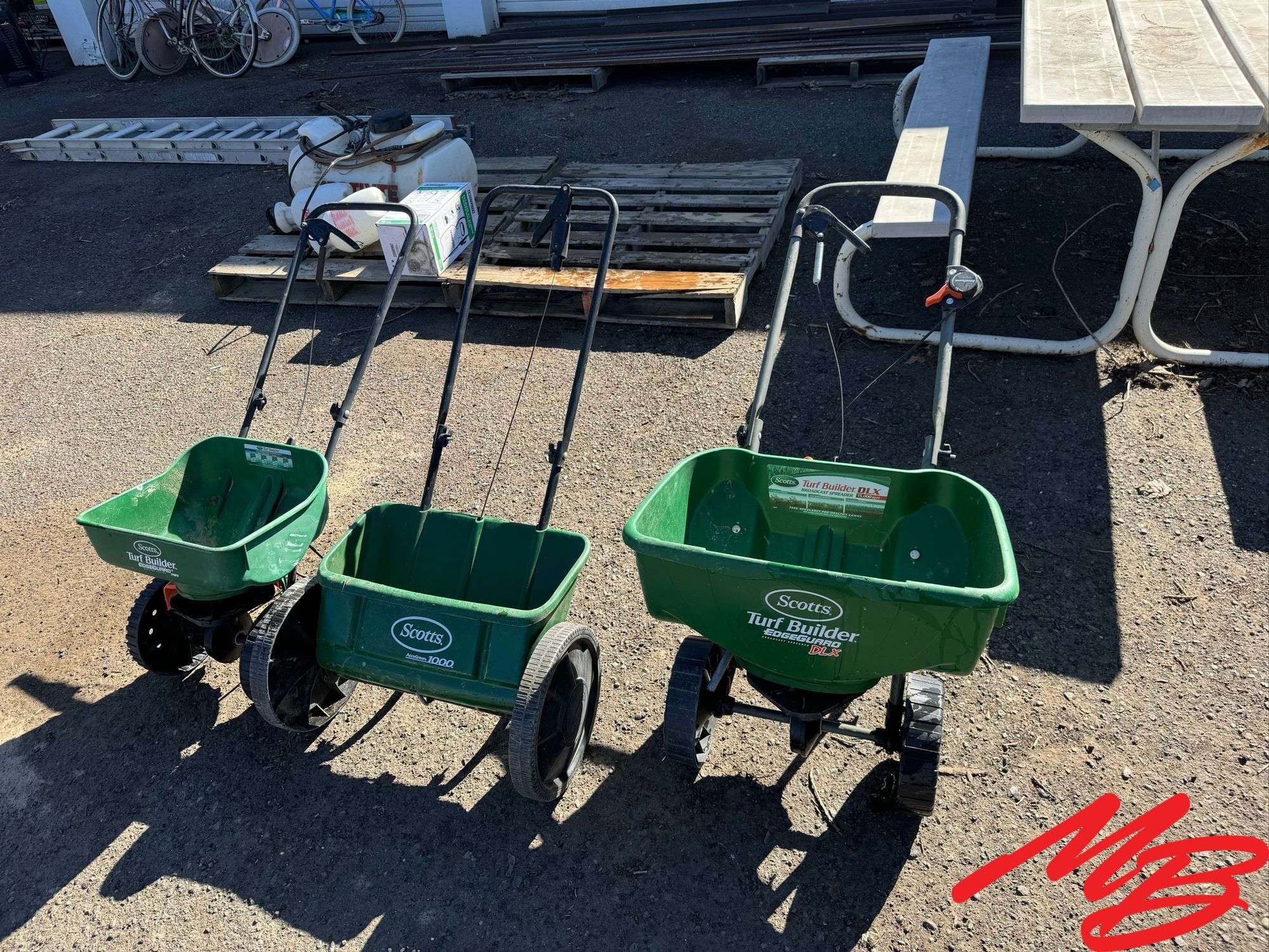(3) Fertilizer Spreaders
