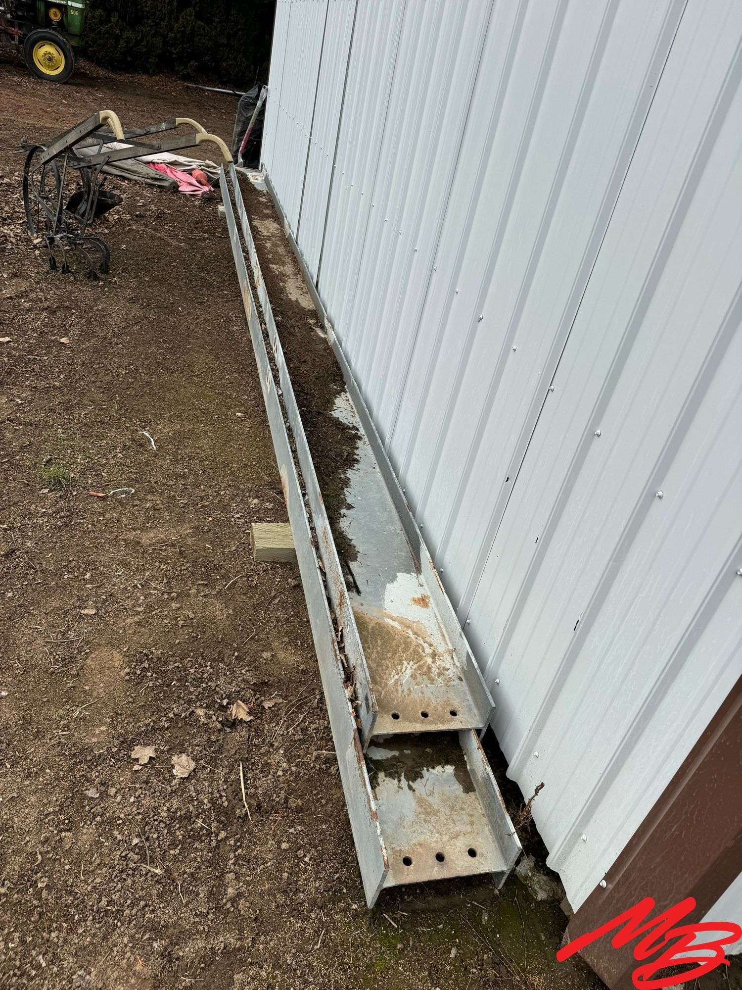 (2) Metal 21' I Beams