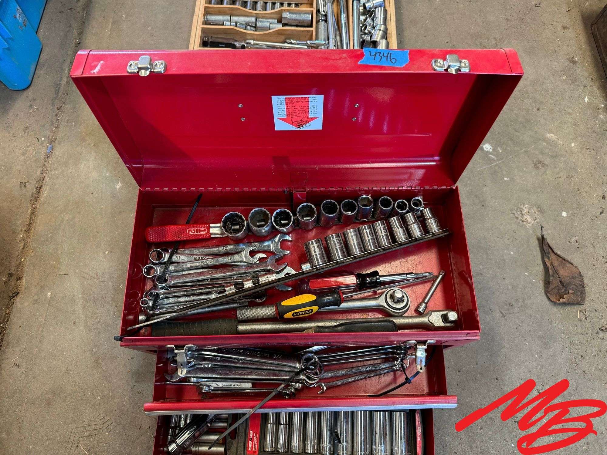 Tool Box with Tools