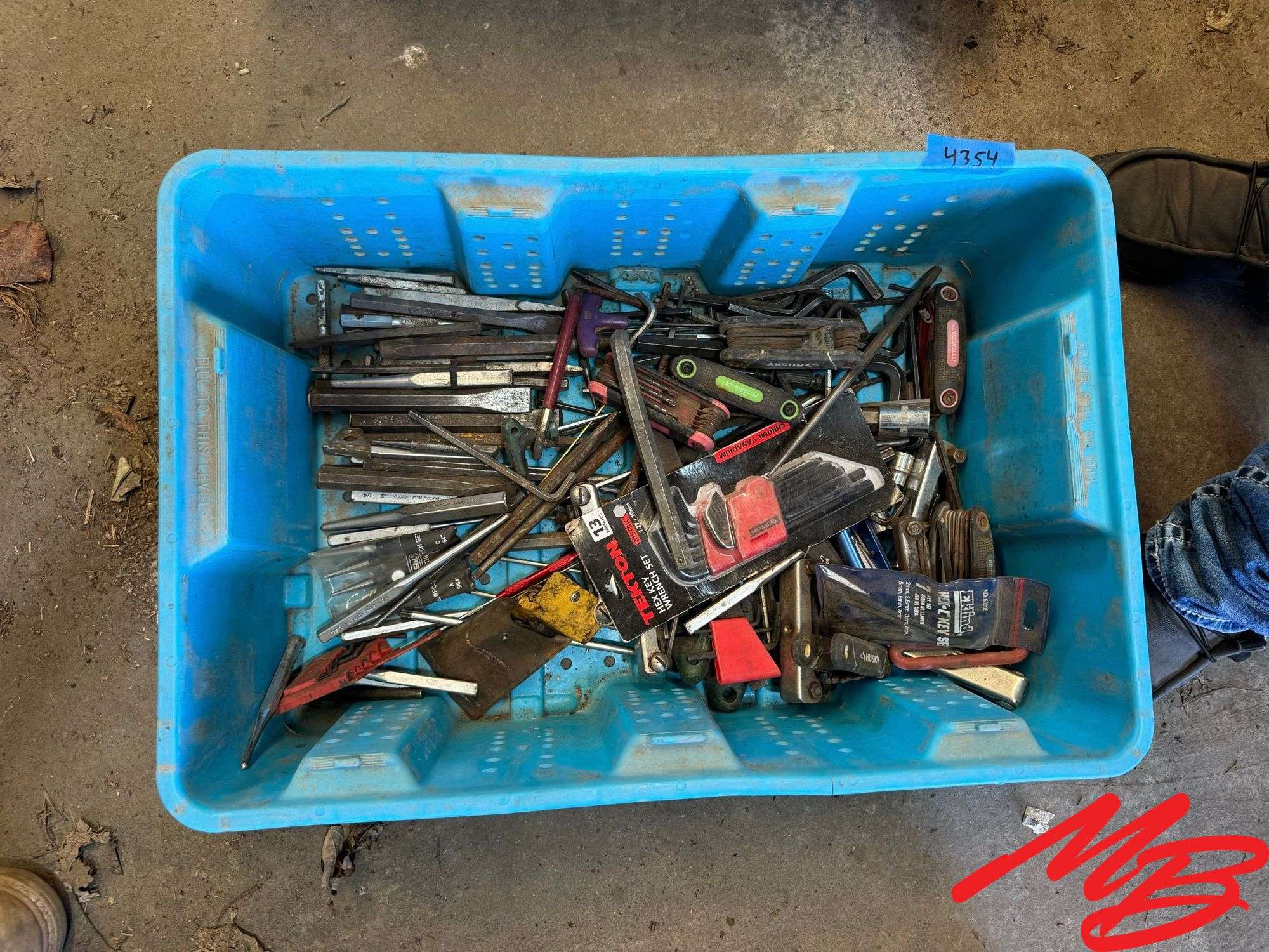 Assortment of Allen Wrenches, Punches, Etc.