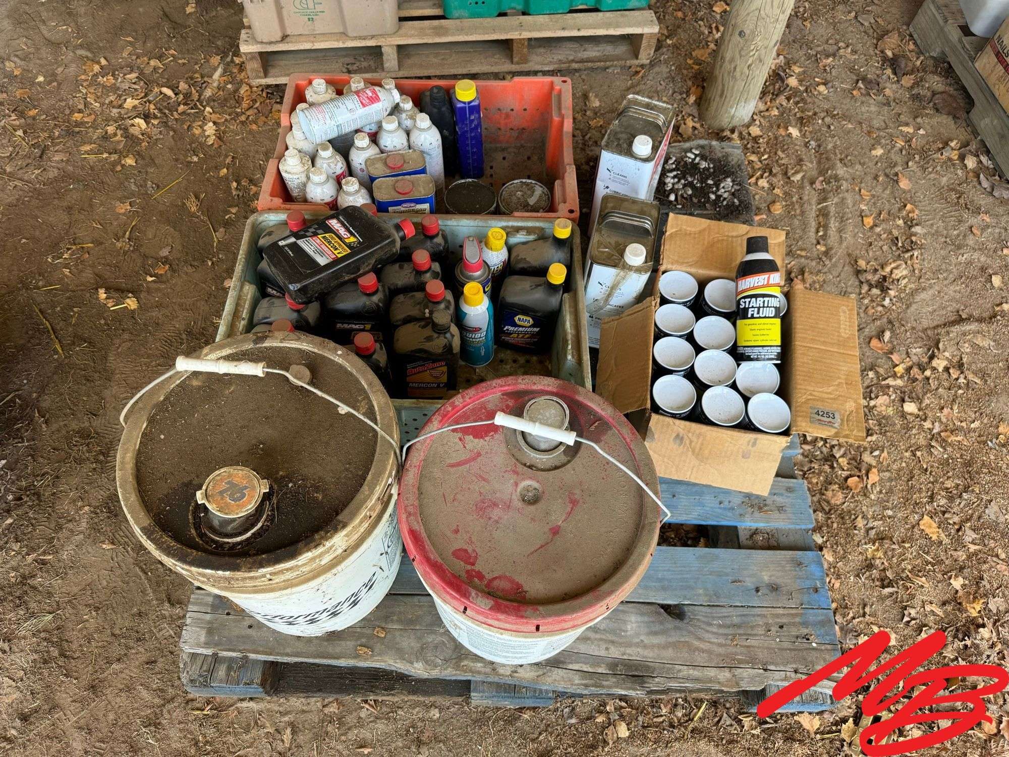 Assortment of Oils, Starting Fluid, Motor Treatment, Etc.
