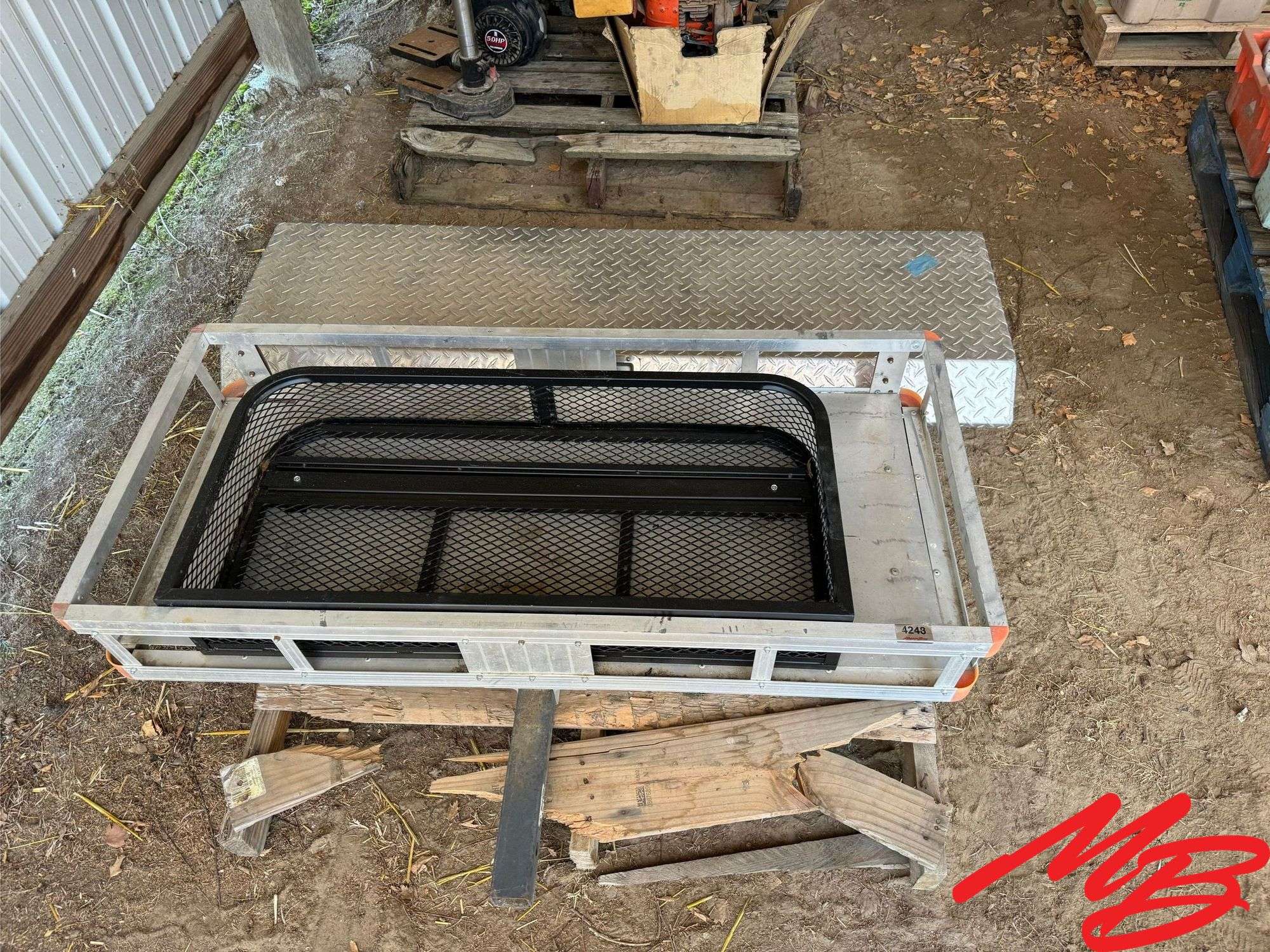 Hitch Mounted Cargo Attachment & Toolbox