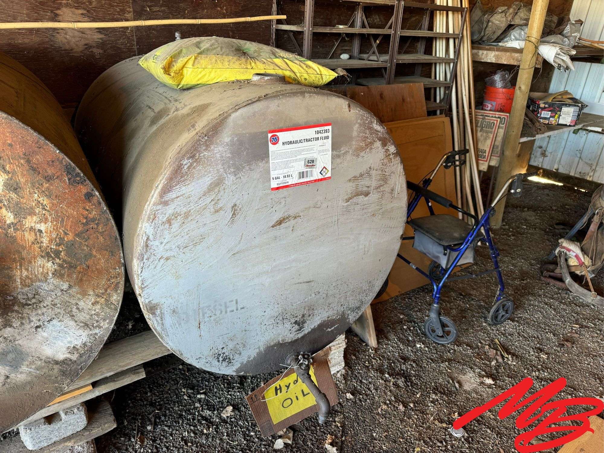 100 Gallons of 76 Hydraulic/Tractor Fluid