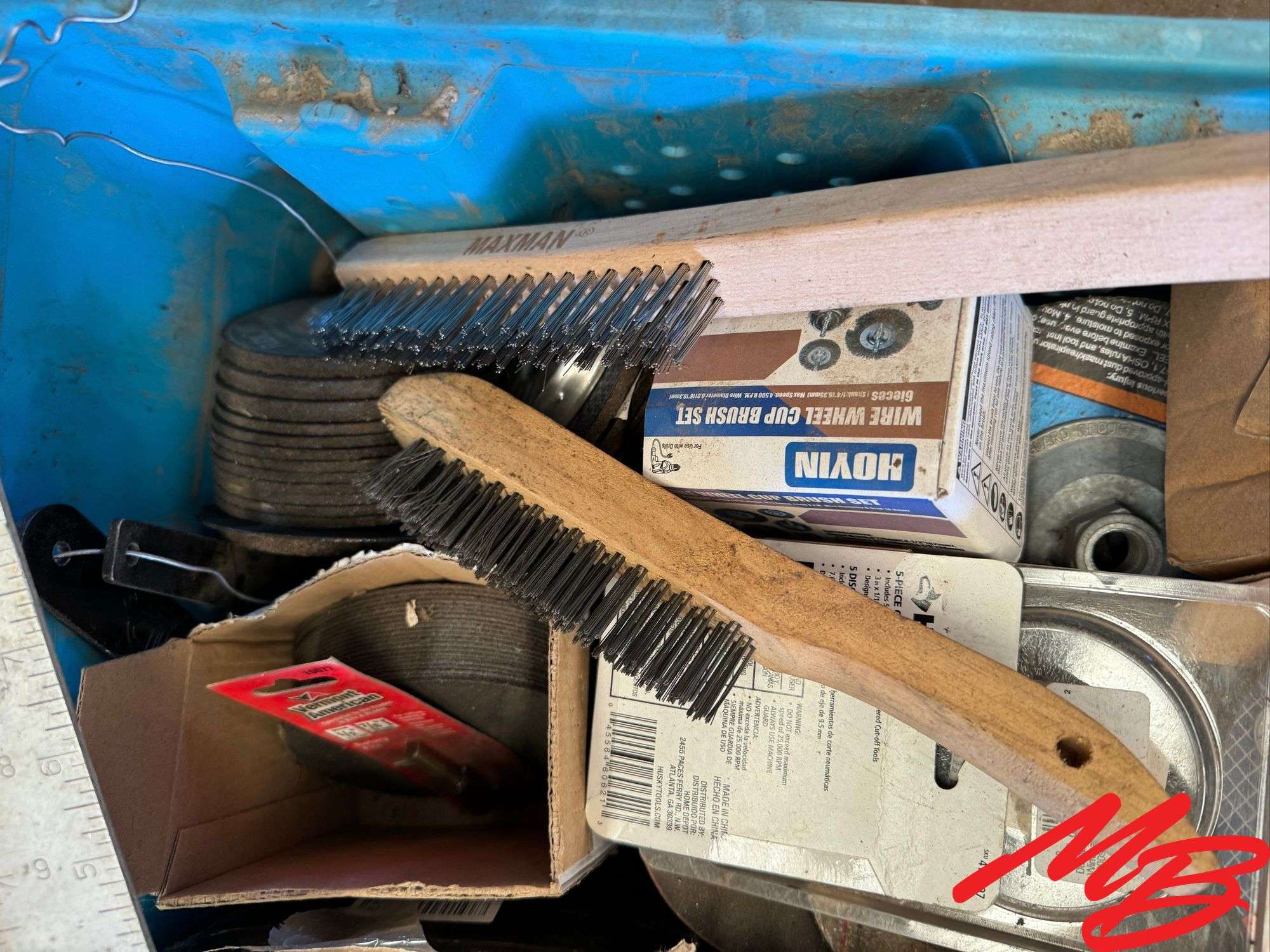 Assortment of Grinder wheels & Wire Brushes