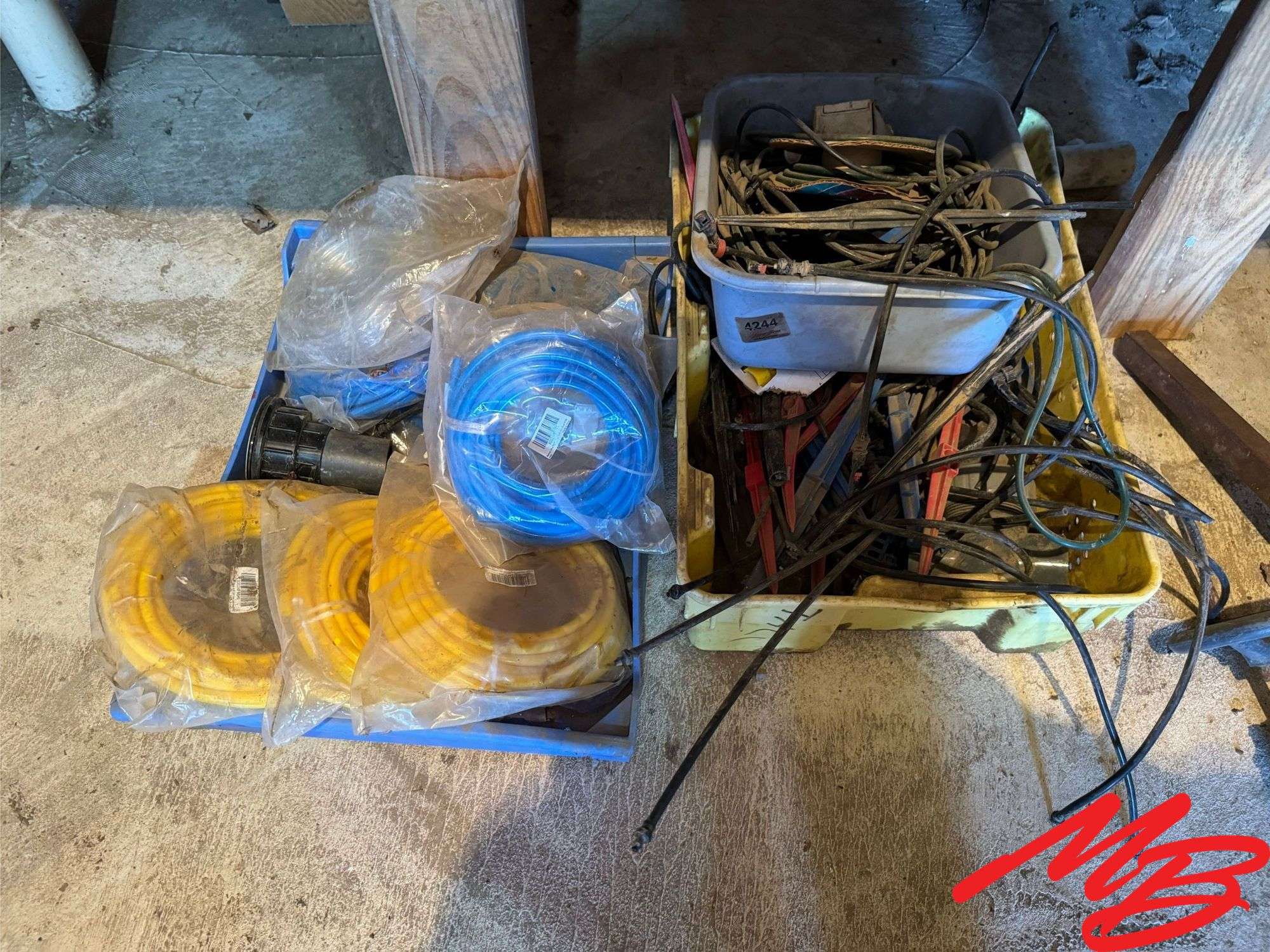 (2) Bins of Drip Line Parts