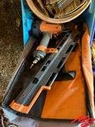 Ridgid around Headed Framing Nailer with Nails