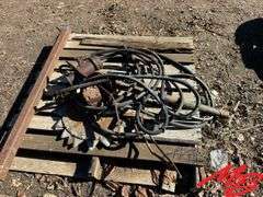 3 Pallets - Hydraulic Hoses, Irrigation Parts, Etc.