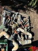 3 Pallets - Hydraulic Hoses, Irrigation Parts, Etc.