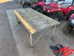 Work Table on Wheels