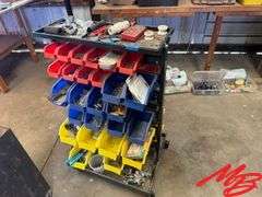 Bolt Organizer on Wheels with Contents