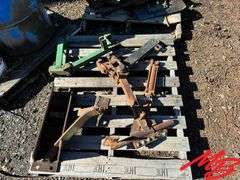 4 Pallets of Hydraulic Cylinders, Blades, Hydraulic Components, Etc.