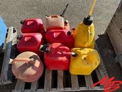 Assortment of Gas Cans