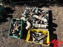 3 Pallets - Hydraulic Hoses, Irrigation Parts, Etc.