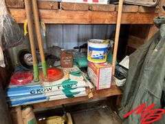 Wall of Misc Shop Supplies, Grow Tubes, Tools Etc