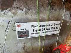 300 Gallons of Fleet Supreme SAE 15W-40 Motor Oil