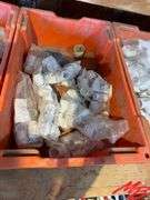 (8) Bins of PVC Irrigation Parts