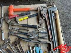 Assortment of Handtools - Wrenches, Hammers, Screw Drivers