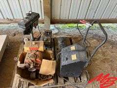 Drill Press, Small Motors, Battery Charger