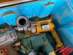 4 Corded Drills - Porter Cable, Dewalt, Craftsman
